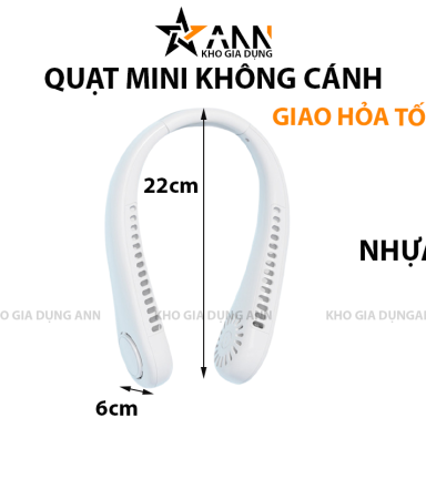 Quạt Mini Đeo Cổ Tiện Lợi 22x6cm - QDCMN01