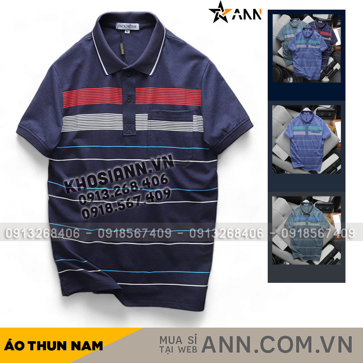 24997_bia_20240831124711-5.png Áo Thun Nam Cổ Bẻ Có Túi Hoạ Tiết Sọc Ngang In Dẻo (Có size 3x) - CS233