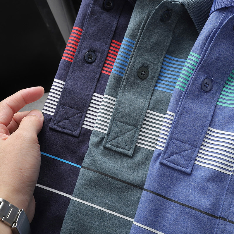 24997_z5781820610680-26b12ddfa3600321c058b301192d5d04_20240831124714-5.jpg Áo Thun Nam Cổ Bẻ Có Túi Hoạ Tiết Sọc Ngang In Dẻo (Có size 3x) - CS233