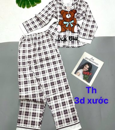 Đồ bộ pijama quần dài áo tay dài in nhiều hình - DBO4995