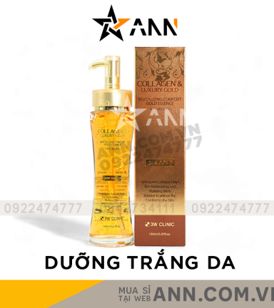 Serum Vàng 24K Collagen Luxury Gold 3W Clinic 150ml - 8809563060801