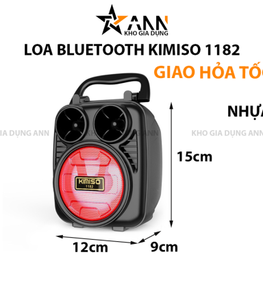 Loa Bluetooth Không Dây Kimiso 1182 12x9x15cm - LBLTKMS02