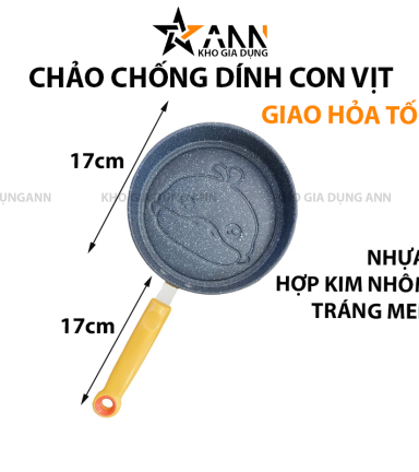 Chảo Chống Dính Vịt Vàng 17cm - CVVCD01
