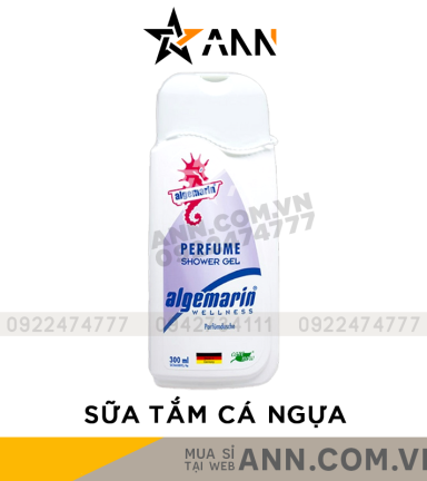 Sữa Tắm Cá Ngựa Algemarin Hương Nước Hoa Chai Vuông 300ml - 4003086366004