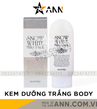 Kem Body Snow White Milky Pack Secret Key 200g - 8809305995989