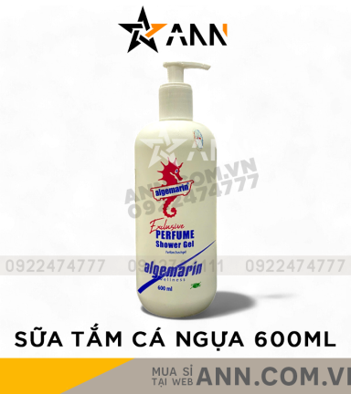 Sữa Tắm Cá Ngựa Algemarin Hương Nước Hoa Chai Vòi 600ml - 4003086366066