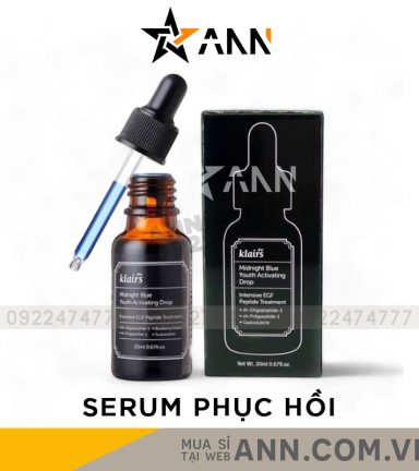 Serum Klairs Phục Hồi Da Midnight Blue Youth Activating Drop 20ml - 8809115023681