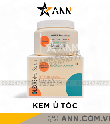 Kem Ủ Tóc Olexrs Hair Salon Collagen Complex Repair Mask 500ml - 5060808885242