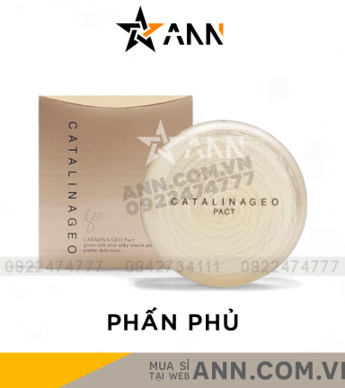 Phấn Phủ Catalina Geo Pact Hàn Quốc 22g (Tone 1) - 8802885127344