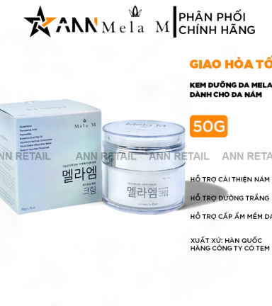 Kem Face Mela M Whitening Magic Cream Hỗ Trợ Da Nám 50g - 8809781950557