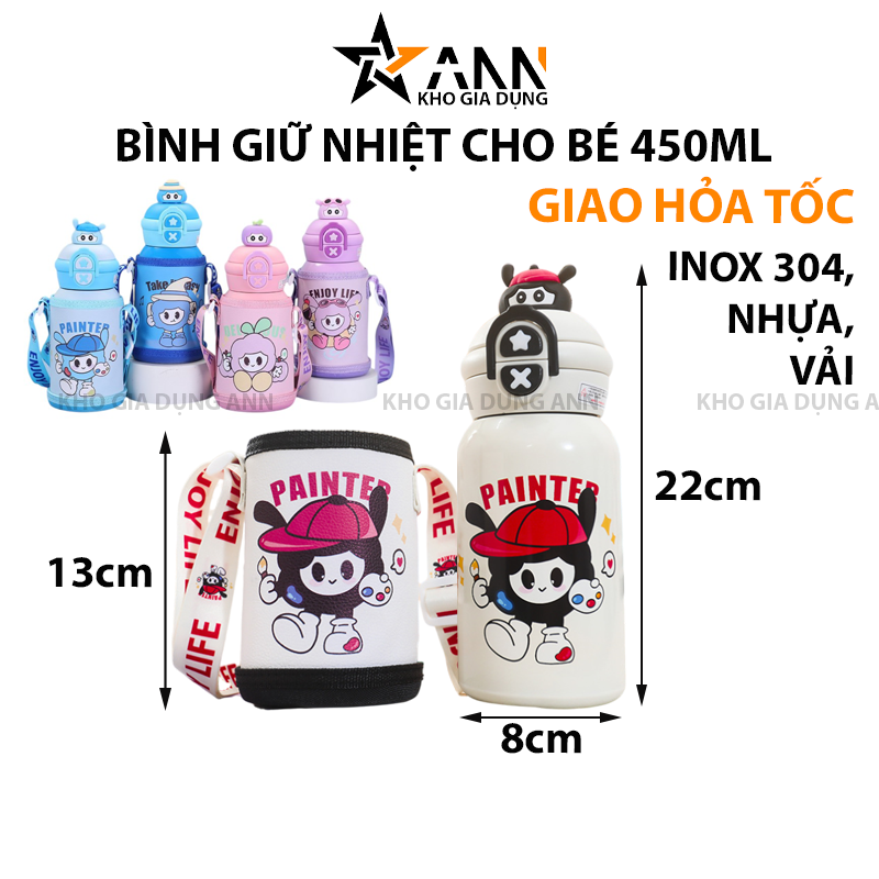 25188_184_20250320111033-1.png Bình Nước Giữ Nhiệt Cho Bé In Hoạt Hình Có Quai Đeo 450ml - BGNCB01