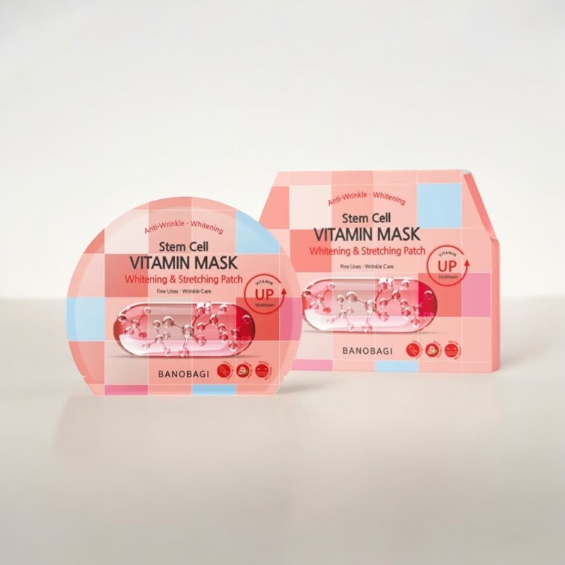 Mặt Nạ Banobagi Vitamin Mask Whitening & Stretching Patch Hộp 10 Miếng 6 Mặt Nạ Banobagi Vitamin Mask Whitening & Stretching Patch Hộp 10 Miếng