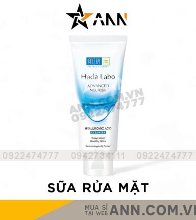 Sữa Rửa Mặt Hada Labo Màu Trắng Advanced Nourish Hyaluronic Acid 80g - 8935006537675