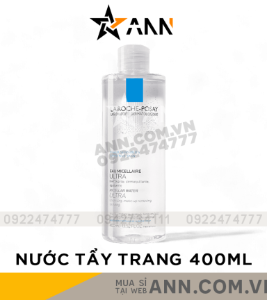 Nước Tẩy Trang La Roche-Posay Chai Trắng Cho Da Nhạy Cảm 400ml - 3337872411595
