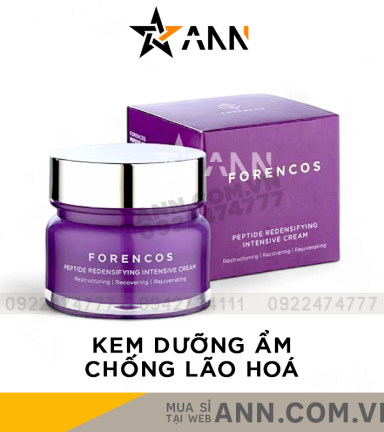 Kem Dưỡng Forencos Màu Tím Peptide Redensifying Intensive Cream 50ml - 8809058916309