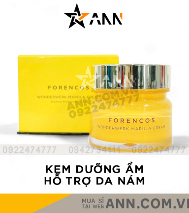 Kem Dưỡng Forencos Màu Vàng Wonderwerk Marula Cream 50ml - 8809058911533