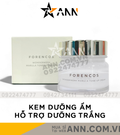 Kem Dưỡng Forencos Màu Trắng Wonderwerk Marula Tone Up Cream 50ml - 8809058911618