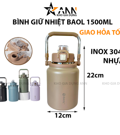 Bình Giữ Nhiệt Baol Có Quai Xách WY17 1500ml - BGNBAOL145