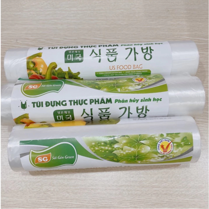 Shop sỉ set 3 Cuộn Túi Đựng Thực Phẩm 5 Shop sỉ set 3 Cuộn Túi Đựng Thực Phẩm