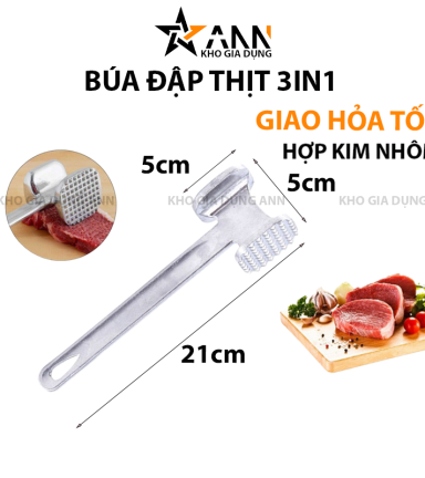Búa Đập Thịt Nhôm 2 Đầu - BDTDN