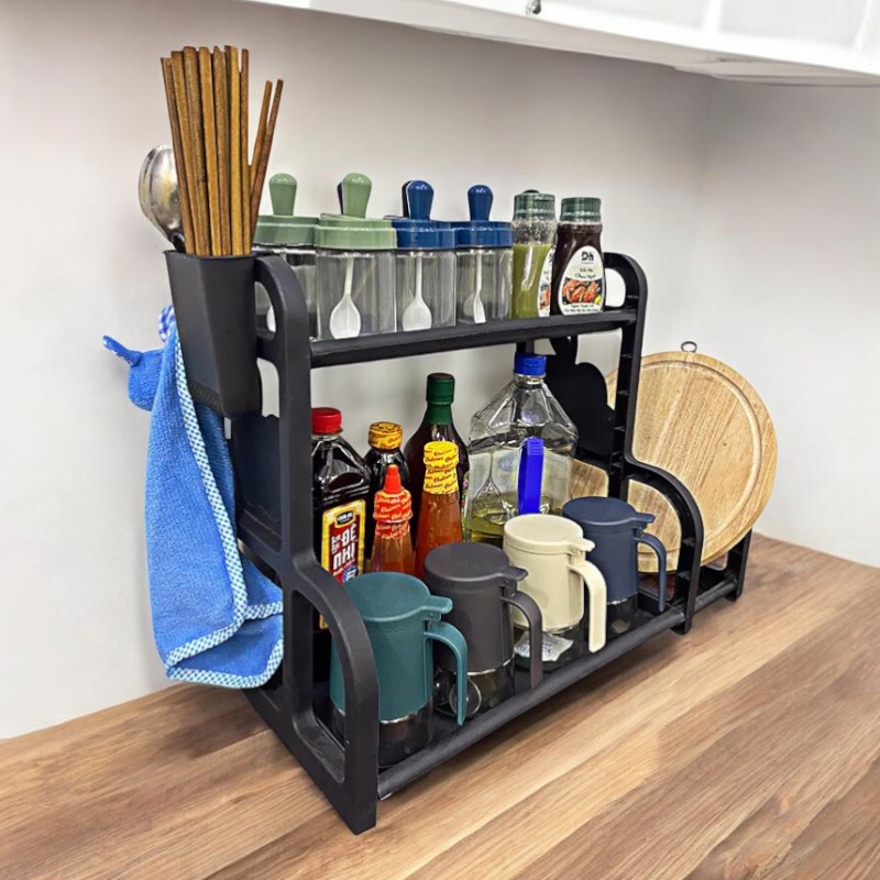 Chỗ sỉ kệ Đựng Gia Vị Nhà Bếp - Kệ Để Gia Vị Nhà Bếp 51x38x26cm 5 Chỗ sỉ kệ Đựng Gia Vị Nhà Bếp - Kệ Để Gia Vị Nhà Bếp 51x38x26cm