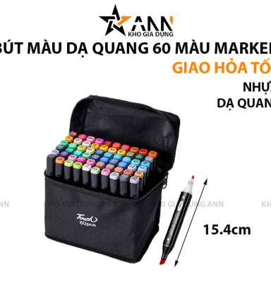 Bút Màu Dạ Quang Marker Touch - Viết Màu 60 Màu - BDQ60M