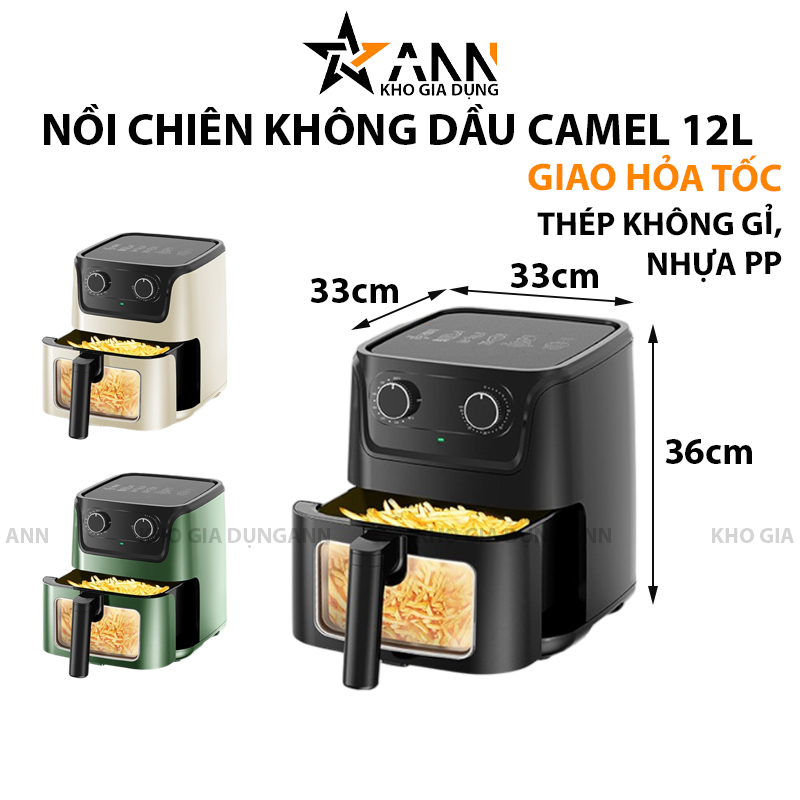 25329_243_20250320112732-1.png Nồi Chiên Không Dầu Camel 12L Mẫu Mới 33x33x36cm - NCKD02