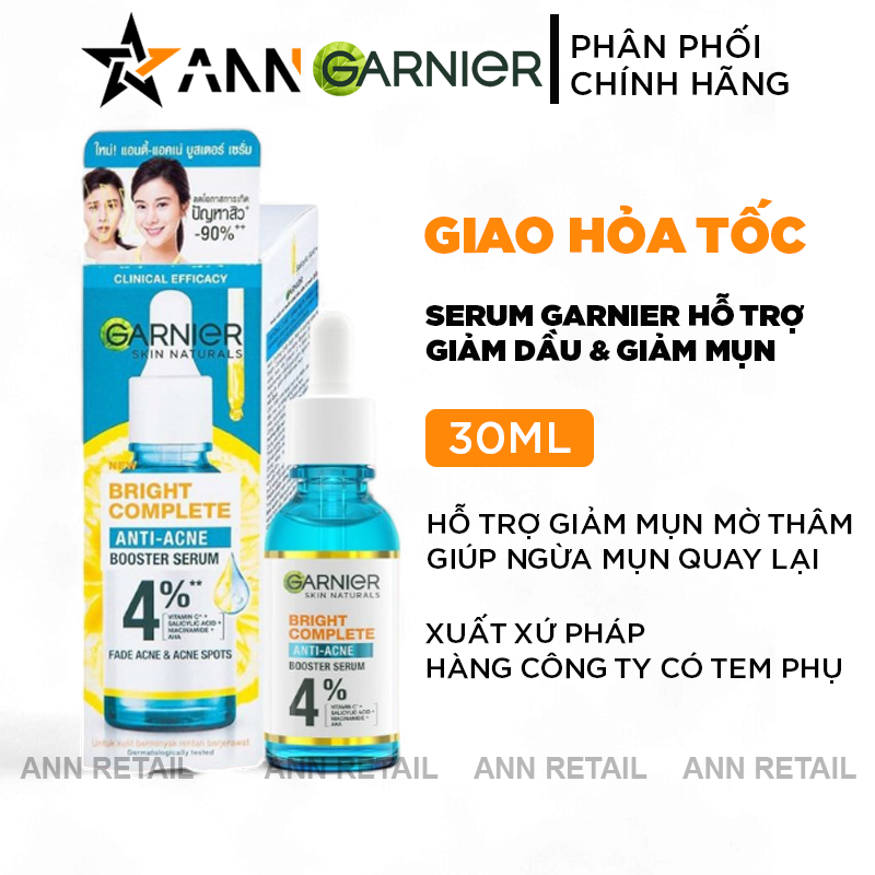 25366_25366-3-20241008090024_20241227120242-1.png Serum Garnier Giảm Mụn Sáng Da Skin Naturals Bright Complete Anti-Acne Booster Serum 30ml - 8994993018390