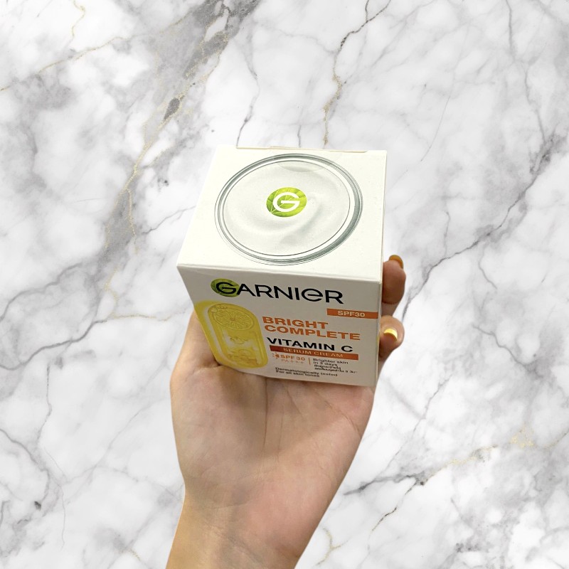 Kem Dưỡng Garnier Vitamin C Ban Ngày Bright Complete Vitamin C Serum Cream SPF30 PA+++ 50ml 9 Kem Dưỡng Garnier Vitamin C Ban Ngày Bright Complete Vitamin C Serum Cream SPF30 PA+++ 50ml