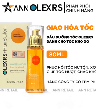 Tinh Dầu Dưỡng Tóc Olexrs +HairSalon Collagen Complex 80ml - DDTOH