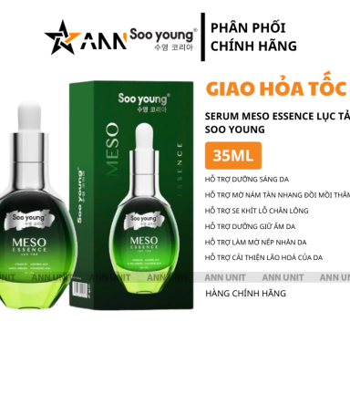Serum Meso Essence Lục Tảo Soo Young 35ml Phiên Bản Mới - 8938532152343
