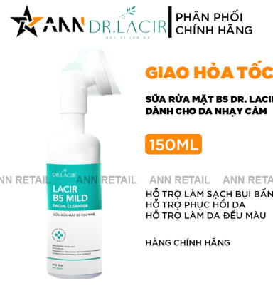 Sữa Rửa Mặt Dr Lacir B5 Dịu Nhẹ Cho Da Nhạy Cảm 150ml - SRMDLB5