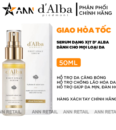 Serum Căng Bóng Da d’Alba First Spray 50ml Dạng Xịt - 8809563069156