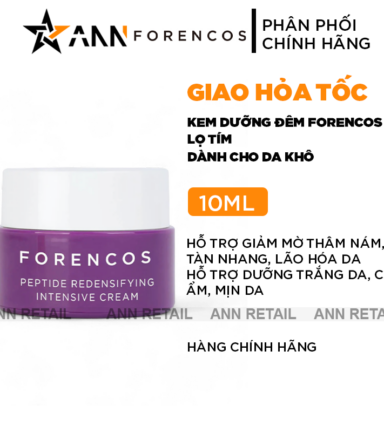 Kem Face Forencos Dưỡng Da Ban Đêm Màu Tím 10ml - 8708874189