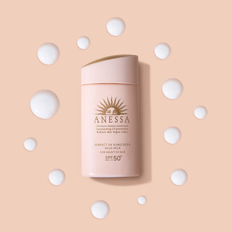 25573_anessa-hong-phu-photoroom-4_20241031104527-1.png Kem Chống Nắng Anessa Hồng Perfect UV Sunscreen Mild Milk SPF50+/PA++++ Cho Da Nhạy Cảm & Da Trẻ Em 60ml - 4909978131586