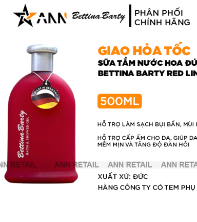 Sữa Tắm Nước Hoa Đức Bettina Barty Red Line 500ml - 4008268011017