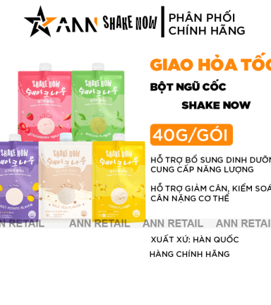 Bột Ngũ Cốc Shake Now 40g - Bột Ăn Kiêng Hàn Quốc - 8809441203801