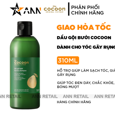 Dầu Gội Bưởi Cocoon Pomelo Shampoo 310ml - 8936217700070