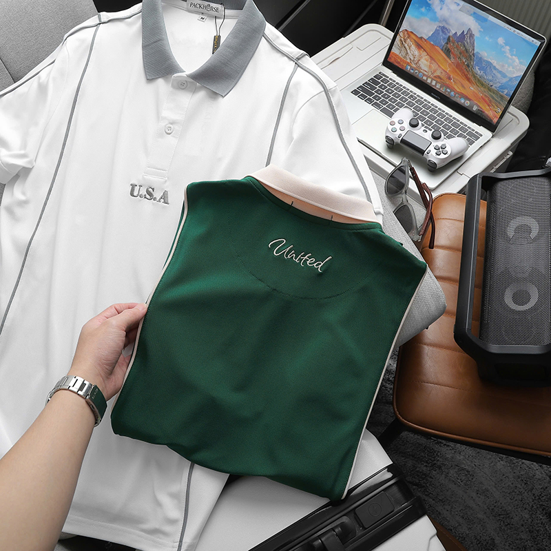 25588_z5953381756031-9710c423162d78587a1499a3d81d3d9d_20241102100034-2.jpg Áo Thun Nam Cổ Bẻ Pack Horse Thêu Nổi Chữ U.S.A (Có Size 3x) - CS236