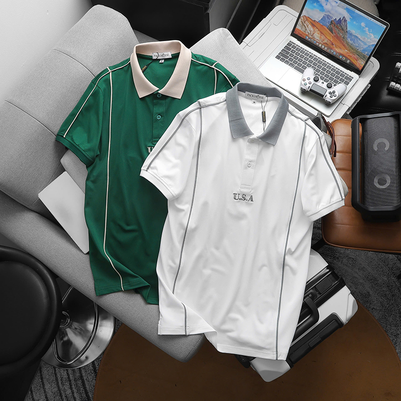 25588_z5953381761595-fe92df6c98acad40060347b2e7d1b908_20241102100034-2.jpg Áo Thun Nam Cổ Bẻ Pack Horse Thêu Nổi Chữ U.S.A (Có Size 3x) - CS236