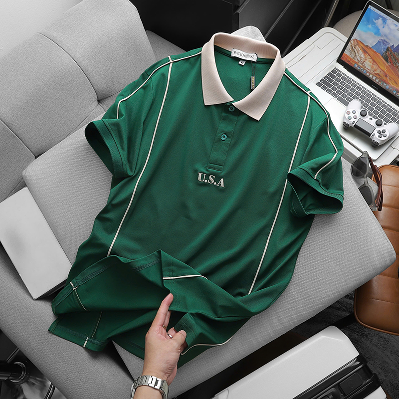 25588_z5953381807525-5ffdb5929ce3c91359c5ea433772a055_20241102100037-2.jpg Áo Thun Nam Cổ Bẻ Pack Horse Thêu Nổi Chữ U.S.A (Có Size 3x) - CS236