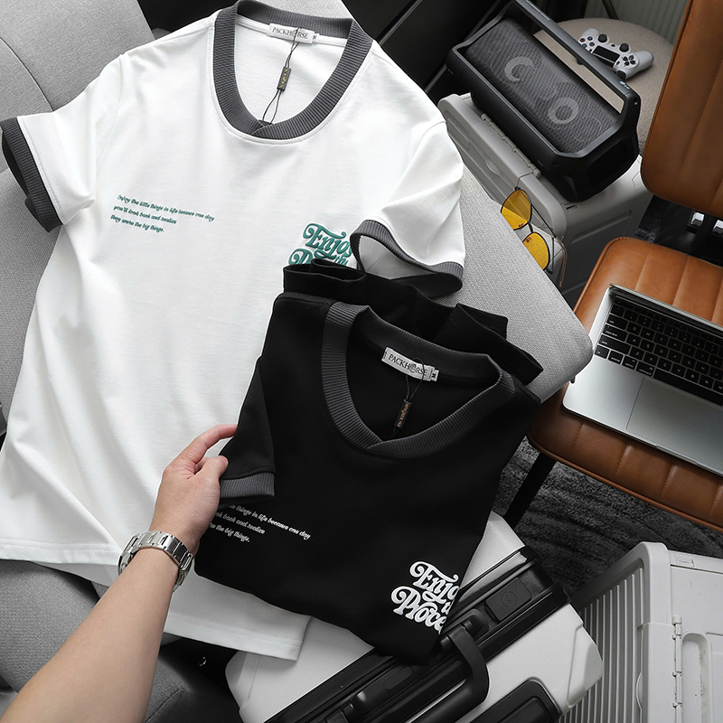 25592_z5988130784990-f4f3fdf667eeca7be7ae2d76fd22af6b_20241102114138-11.jpg Áo Thun Nam Cổ Tròn Pack Horse In Nổi Chữ Enjoy The Process (Có Size 3x) - AB523