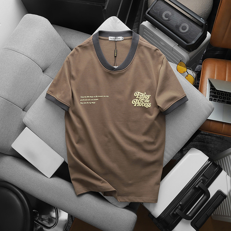 25592_z5988130823846-44b268394a5cc292f167354c6fb4bb41_20241102114140-11.jpg Áo Thun Nam Cổ Tròn Pack Horse In Nổi Chữ Enjoy The Process (Có Size 3x) - AB523