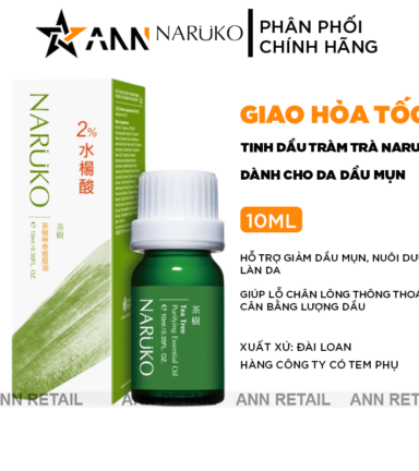 Tinh Chất Tràm Trà Naruko Hỗ Trợ Giảm Mụn Viêm Sưng 10ml - 4711542264206