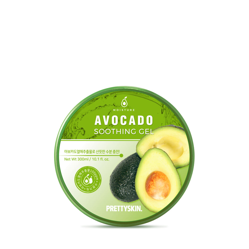 25602_508b19bec6804fa974da0f06987406d5_20241104142324-9.jpg Gel Dưỡng Da Đa Năng Prettyskin Chiết Xuất Bơ Avocado Soothing Gel 300ml - 8809733211842
