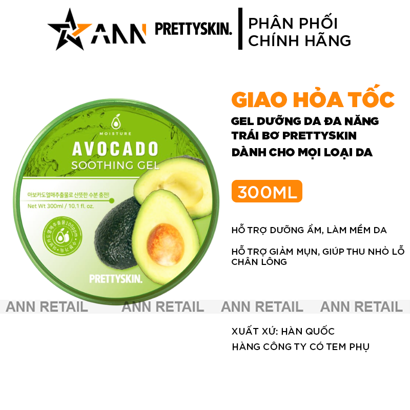 25602_khung-shopee-ann-retail-moi-0410-recovered_20241104142324-9.png Gel Dưỡng Da Đa Năng Prettyskin Chiết Xuất Bơ Avocado Soothing Gel 300ml - 8809733211842