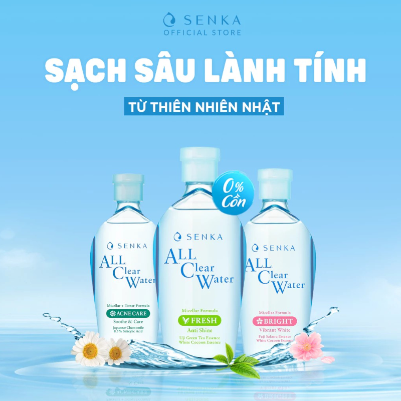 25618_e_20241205182635-1.png Nước Tẩy Trang Senka All Clear Micellar Bright Màu Hồng 230ml - 4909978150211