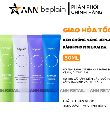 Kem Chống Nắng Beplain Sunmuse - Dành Cho Mọi Loại Da 50ml - KCNBL