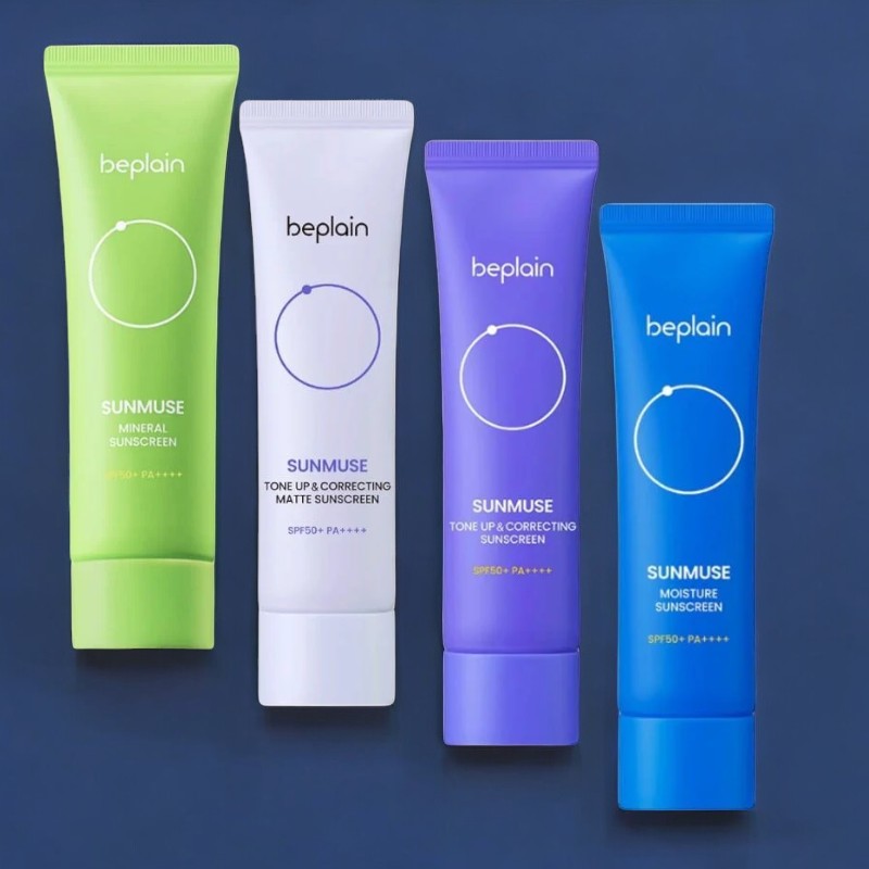 25622_4-chai-trang-bong-photoroom-2_20241105123210-2.jpg Kem Chống Nắng Beplain Sunmuse Tone Up Màu Tím Đậm - Dành Cho Da Dầu Xỉn Màu 50ml - 8809623941972