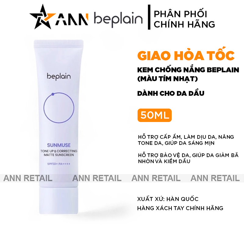 25623_khung-shopee-ann-retail-moi-0410-recovered_20241106122241-2.png Kem Chống Nắng Beplain Sunmuse Tone Up Màu Tím Nhạt - Dành Cho Da Dầu 50ml - 8809623942764